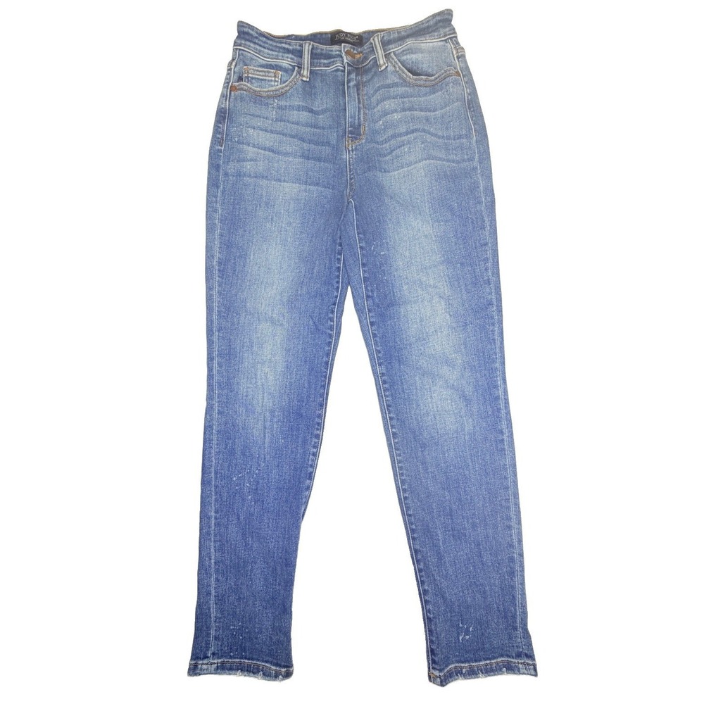 Judy Blue Boyfriend Fit Jeans Women's Size 5/27 Medium Wash Stretch Denim